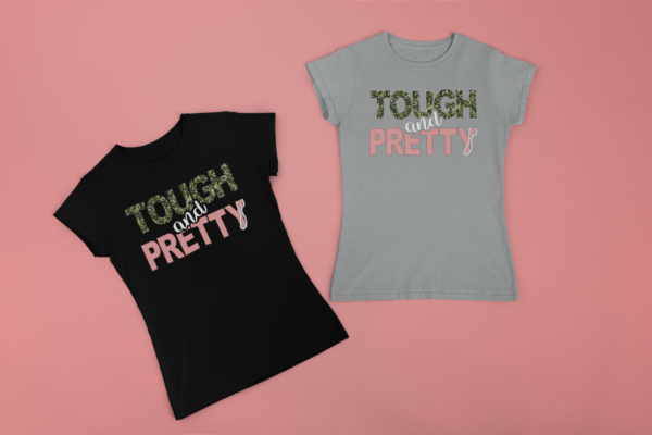 Touch and Pretty black t-shirt